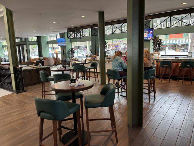 The bar inside the Public Market Building for Sheraton Grand Sacramento, as seen on March 31, has been doubled in size through a recent renovation, according to Jeroen Gerrese, the hotel’s general manager.